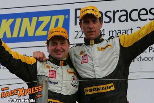 Podium Addie van de Ven en Paul Vahstal